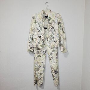 PECK AND PECK Collection Women's Paisley print Suit size 10